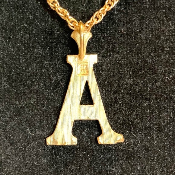Vintage 1990s 14k Gold Initial A Pendant! Necklace Sold Separately! - Picture 3 of 5